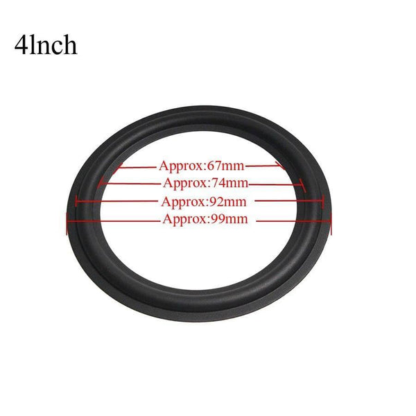 2PCS Speaker Rubber Repair Folding Edge Ring Subwoofer Speaker Repair Accessories DIY 3/4/5/6/8/10INCH