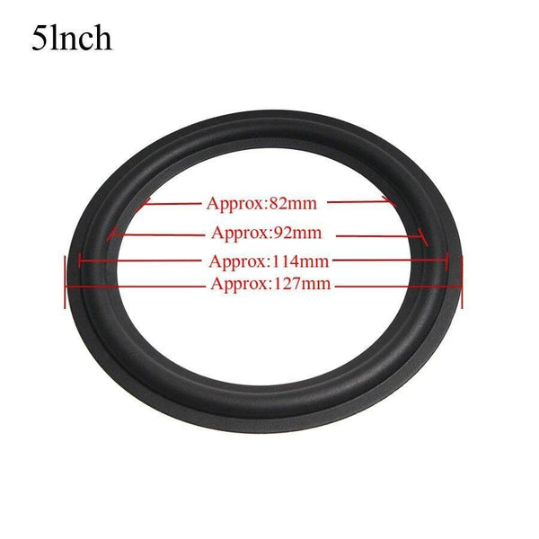 2PCS Speaker Rubber Repair Folding Edge Ring Subwoofer Speaker Repair Accessories DIY 3/4/5/6/8/10INCH