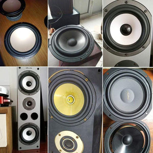 Planet Gates 2PCS Speaker Rubber Repair Folding Edge Ring Subwoofer Speaker Repair Accessories DIY 3/4/5/6/8/10INCH