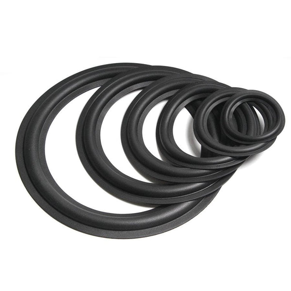 Planet Gates 2PCS Speaker Rubber Repair Folding Edge Ring Subwoofer Speaker Repair Accessories DIY 3/4/5/6/8/10INCH