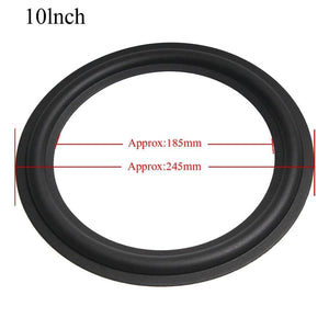 Planet Gates 2PCS Speaker Rubber Repair Folding Edge Ring Subwoofer Speaker Repair Accessories DIY 3/4/5/6/8/10INCH