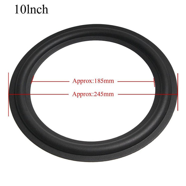 Planet Gates 2PCS Speaker Rubber Repair Folding Edge Ring Subwoofer Speaker Repair Accessories DIY 3/4/5/6/8/10INCH
