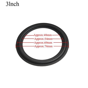 Planet Gates 2PCS Speaker Rubber Repair Folding Edge Ring Subwoofer Speaker Repair Accessories DIY 3/4/5/6/8/10INCH