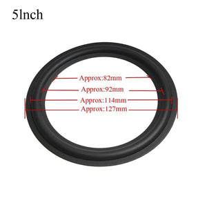 Planet Gates 2PCS Speaker Rubber Repair Folding Edge Ring Subwoofer Speaker Repair Accessories DIY 3/4/5/6/8/10INCH
