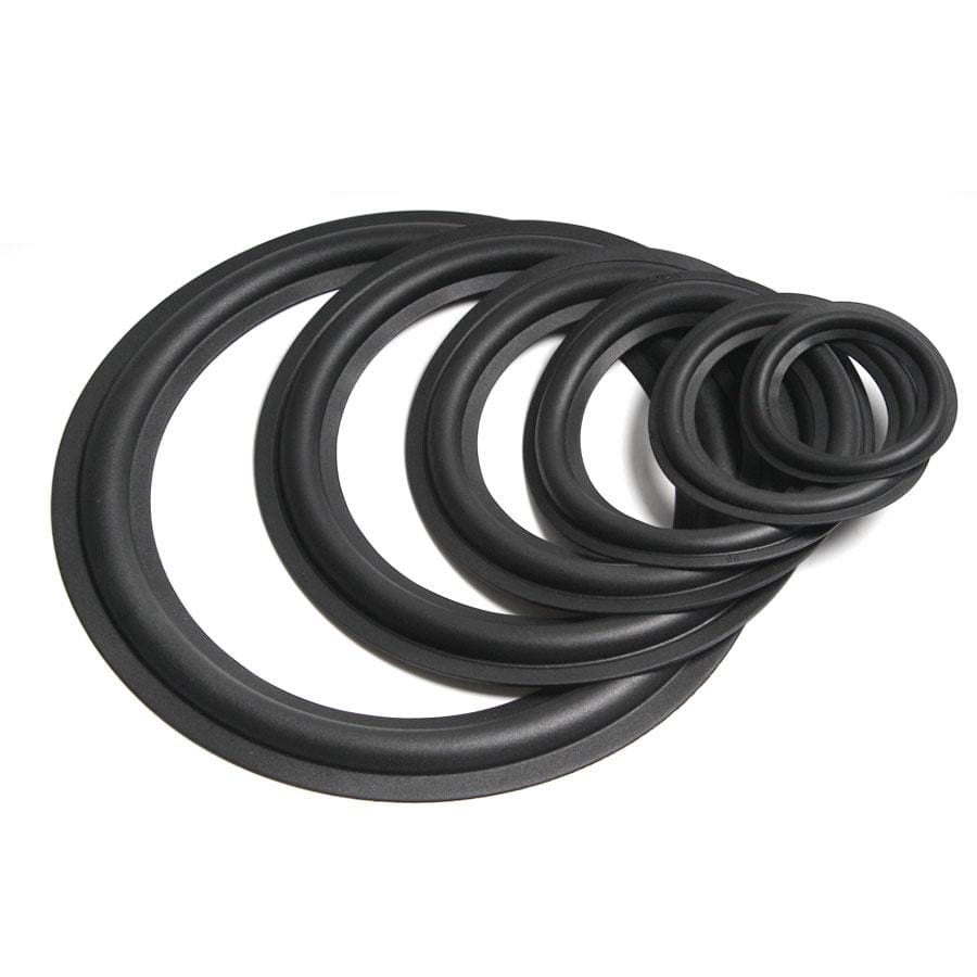 Planet Gates 2PCS Speaker Rubber Repair Folding Edge Ring Subwoofer Speaker Repair Accessories DIY 3/4/5/6/8/10INCH