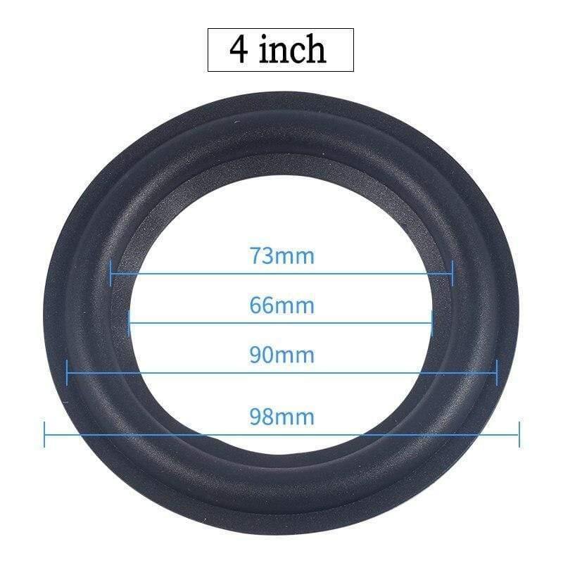 2PCS Speaker Rubber Surround Suspension Edge Sponge Repair Accessories For 4/5/6.5/8/10/ Speaker Parts Subwoofer Bass Tweeter