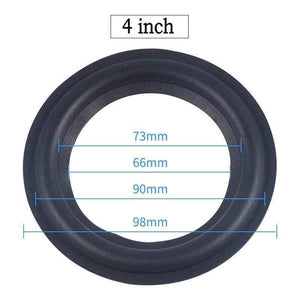 2PCS Speaker Rubber Surround Suspension Edge Sponge Repair Accessories For 4/5/6.5/8/10/ Speaker Parts Subwoofer Bass Tweeter