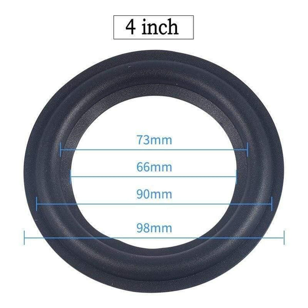 2PCS Speaker Rubber Surround Suspension Edge Sponge Repair Accessories For 4/5/6.5/8/10/ Speaker Parts Subwoofer Bass Tweeter