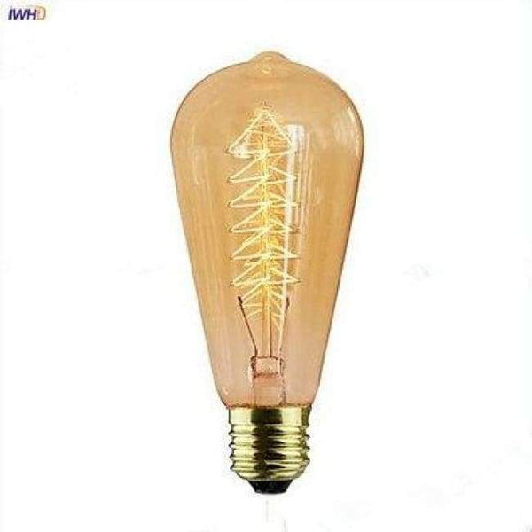 Planet Gates 2ks ST64 2 IWHD Ampule Vintage Lamp Edison Bulb ST64 E27 40W 220V Retro Lamp Light Light Industrial Decoration Ampul Bombillas Gloeilamp