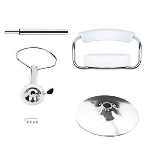 Planet Gates 2pcs Synthetic Leather Swivel Bar Stools Chairs Height Adjustable Pneumatic Stainless Steel Stent Pub Chair Barstools HWC