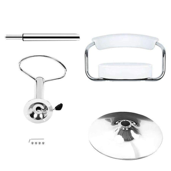 Planet Gates 2pcs Synthetic Leather Swivel Bar Stools Chairs Height Adjustable Pneumatic Stainless Steel Stent Pub Chair Barstools HWC