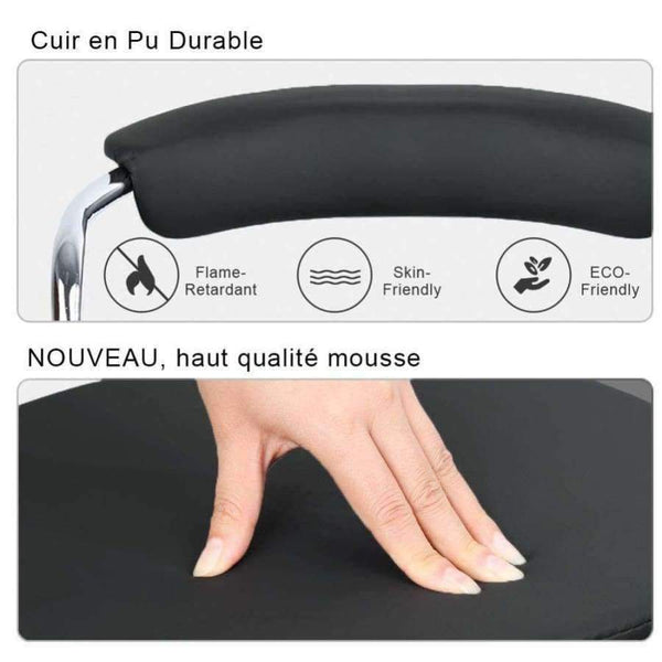 Planet Gates 2pcs Synthetic Leather Swivel Bar Stools Chairs Height Adjustable Pneumatic Stainless Steel Stent Pub Chair Barstools HWC