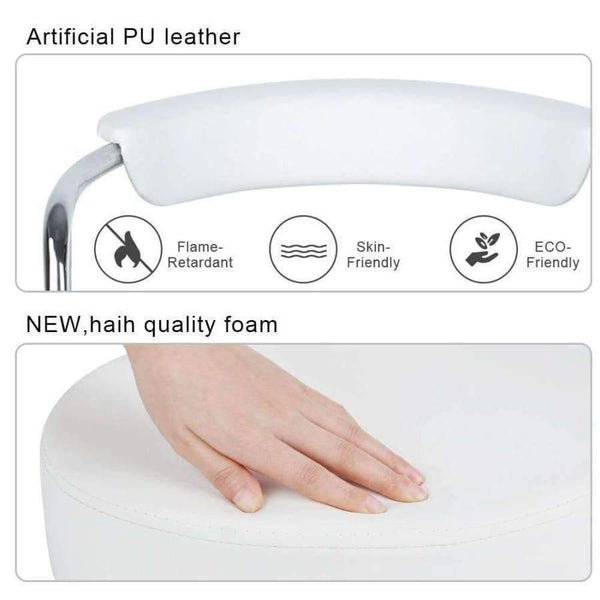 Planet Gates 2pcs Synthetic Leather Swivel Bar Stools Chairs Height Adjustable Pneumatic Stainless Steel Stent Pub Chair Barstools HWC