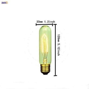 Planet Gates 2ks T10 IWHD Ampule Vintage Lamp Edison Bulb ST64 E27 40W 220V Retro Lamp Light Light Industrial Decoration Ampul Bombillas Gloeilamp
