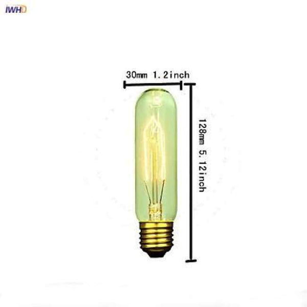 Planet Gates 2ks T10 IWHD Ampule Vintage Lamp Edison Bulb ST64 E27 40W 220V Retro Lamp Light Light Industrial Decoration Ampul Bombillas Gloeilamp