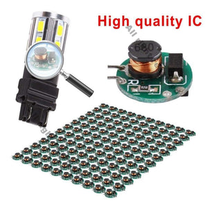 Planet Gates 2Pcs T25 LED 3157 3156 3057 3056  p27/7w LED Bulbs 12 SMD LED Bulb Car Rear Brake Lights Parking 12V Amber White Red  D020