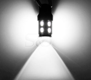 Planet Gates 2Pcs T25 LED 3157 3156 3057 3056  p27/7w LED Bulbs 12 SMD LED Bulb Car Rear Brake Lights Parking 12V Amber White Red  D020