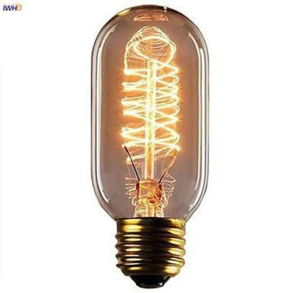 Planet Gates 2ks T45 1 IWHD Ampule Vintage Lamp Edison Bulb ST64 E27 40W 220V Retro Lamp Light Light Industrial Decoration Ampul Bombillas Gloeilamp