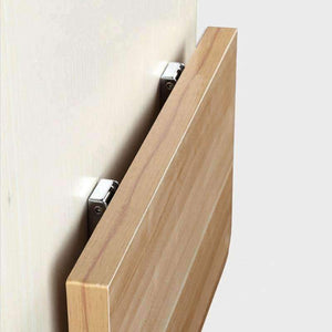 Planet Gates 2pcs Triangular Stainless Steel bracket folding 90 degree wall bracket shelves Wall hanging  Rack Hardware furniture accessories