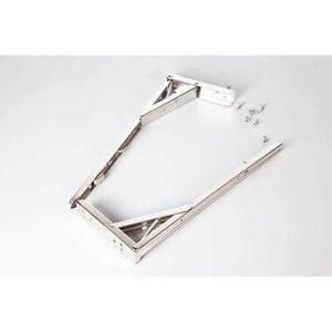 Planet Gates 2pcs Triangular Stainless Steel bracket folding 90 degree wall bracket shelves Wall hanging  Rack Hardware furniture accessories