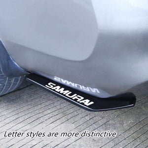 2pcs Universal Car Rear Bumper Lip Spoiler Canards Wrap Angle Scratch Protector Diffusers ABS Car Exterior Parts For Bmw x1 e30