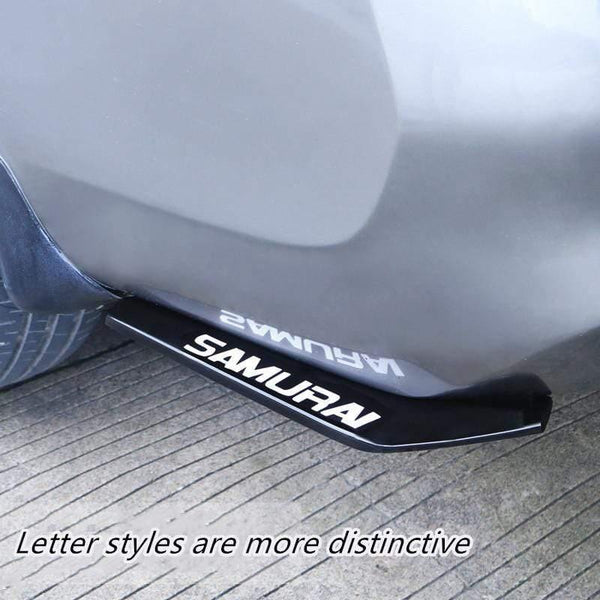 2pcs Universal Car Rear Bumper Lip Spoiler Canards Wrap Angle Scratch Protector Diffusers ABS Car Exterior Parts For Bmw x1 e30