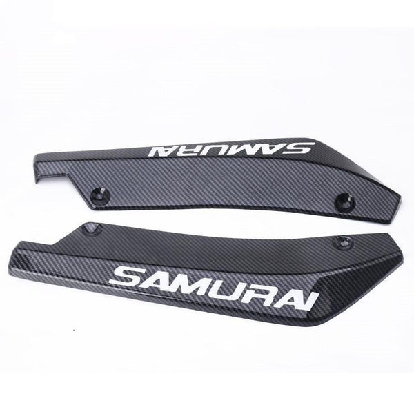 2pcs Universal Car Rear Bumper Lip Spoiler Canards Wrap Angle Scratch Protector Diffusers ABS Car Exterior Parts For Bmw x1 e30
