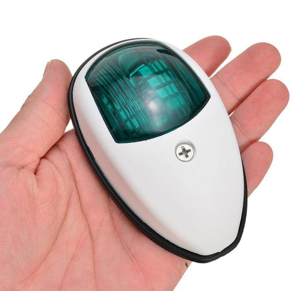 Planet Gates 2pcs Universal Navigation Light Lamp For Marine Boat Yacht LED Bulb Red/Green Housing ABS Plastic Signal Light 10V-30V