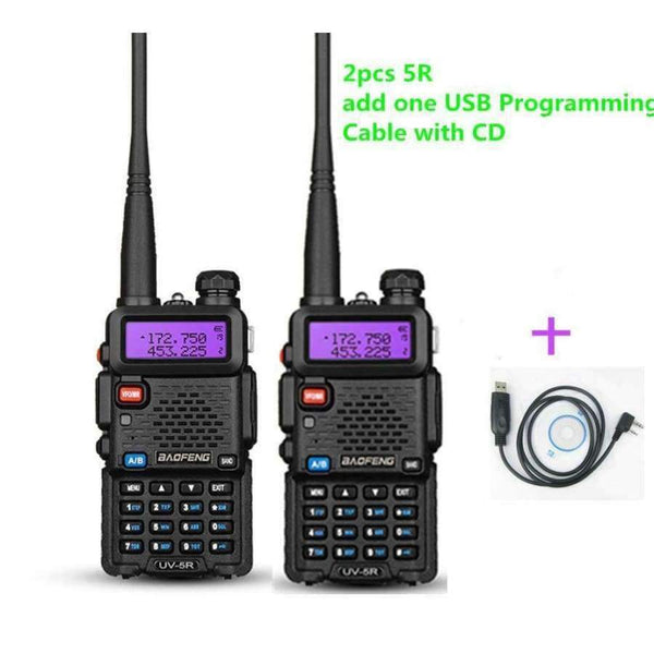 Planet Gates 2PCS  UV-5R CB radio VOX 10Km Walkie Talkie pair Two Way radio communicator for Police Equipment Intercom UV 5R