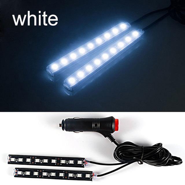 Planet Gates 2pcs yellow 4pcs/2pcs auto led light RDL 5050SMD Decorative Lamp car light Car Interior Lighting car styling 12V