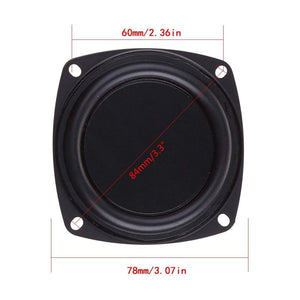 Planet Gates 2PCS Woofer Radiator Bass Passive Speaker 3" Low Frequency Loudspeaker Diaphragm Vibration Plate DIY