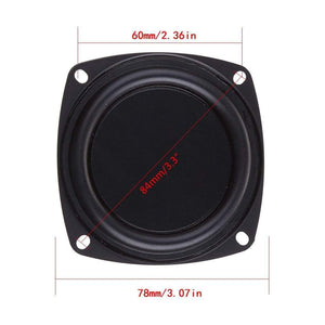 Planet Gates 2PCS Woofer Radiator Bass Passive Speaker 3" Low Frequency Loudspeaker Diaphragm Vibration Plate DIY