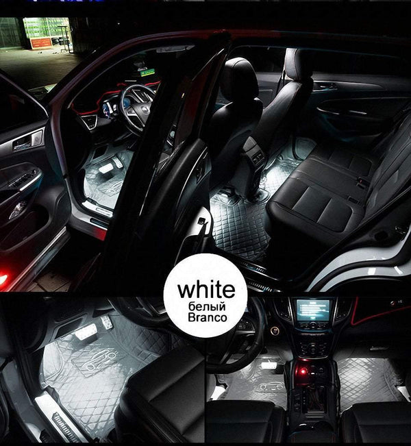 Planet Gates 2pcs yellow 4pcs/2pcs auto led light RDL 5050SMD Decorative Lamp car light Car Interior Lighting car styling 12V