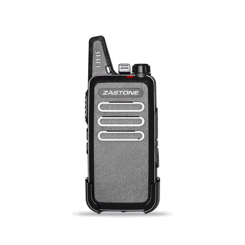 Planet Gates 2pcs Zastone X6 Mini Walkie Talkie UHF 400-470Mhz 16 Channels Two way radio With Headsets Portable Communication Equipment ZT-X6