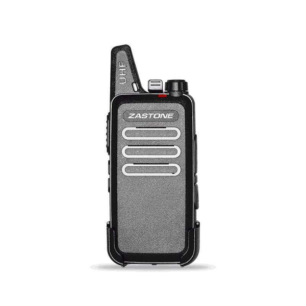 Planet Gates 2pcs Zastone X6 Mini Walkie Talkie UHF 400-470Mhz 16 Channels Two way radio With Headsets Portable Communication Equipment ZT-X6