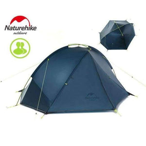 Planet Gates 2person Blue Outdoor 2 Person Camping Tent Ultralight Tent One Bedroom 1 Man 2 Man 4 Season Waterproof Tents barraca tenda
