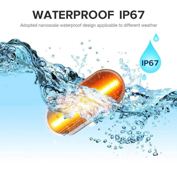 Planet Gates 2pieces Led Dynamic Side Marker Turn Signal Light For Volkswagen VW Bora Golf 3 4 Passat 3BG Polo SB6 SEAT Ibiza Leon Skoda Ford