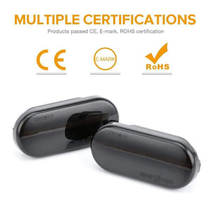 Planet Gates 2pieces Led Dynamic Side Marker Turn Signal Light For Volkswagen VW Bora Golf 3 4 Passat 3BG Polo SB6 SEAT Ibiza Leon Skoda Ford