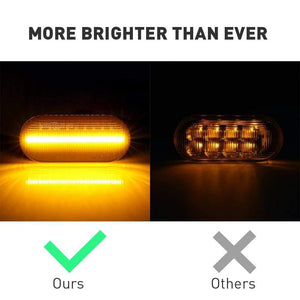 Planet Gates 2pieces Led Dynamic Side Marker Turn Signal Light For Volkswagen VW Bora Golf 3 4 Passat 3BG Polo SB6 SEAT Ibiza Leon Skoda Ford