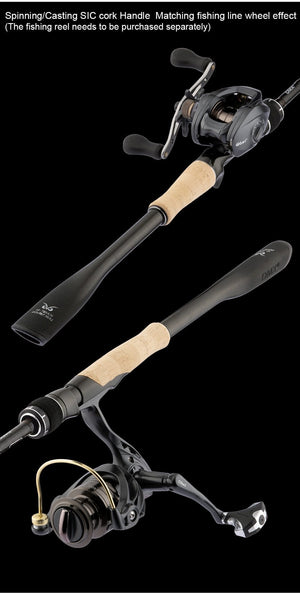 Planet Gates 2Section FUJI Guide Fishing Rod OBEI Spinning Casting Travel Rod 7-42g 1.98 2.10. 2.24m Baitcasting ML M MH FAST Rod