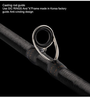 Planet Gates 2Section FUJI Guide Fishing Rod OBEI Spinning Casting Travel Rod 7-42g 1.98 2.10. 2.24m Baitcasting ML M MH FAST Rod