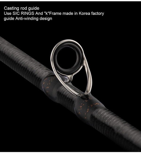 Planet Gates 2Section FUJI Guide Fishing Rod OBEI Spinning Casting Travel Rod 7-42g 1.98 2.10. 2.24m Baitcasting ML M MH FAST Rod