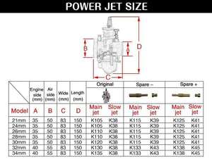 Planet Gates 2T 4T Universal Keihin Koso OKO Motorcycle Carburetor Carburador 21 24 26 28 30 32 34mm With Power Jet For Racing Moto
