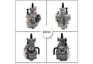 Planet Gates 2T 4T Universal Keihin Koso OKO Motorcycle Carburetor Carburador 21 24 26 28 30 32 34mm With Power Jet For Racing Moto