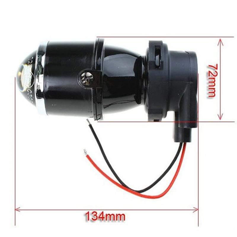 Planet Gates 2x 12V 55W Universal H3 Retrofit Projector Glass Lens Driving Fog Lamp Light Halogen Bulb Bracket Kit