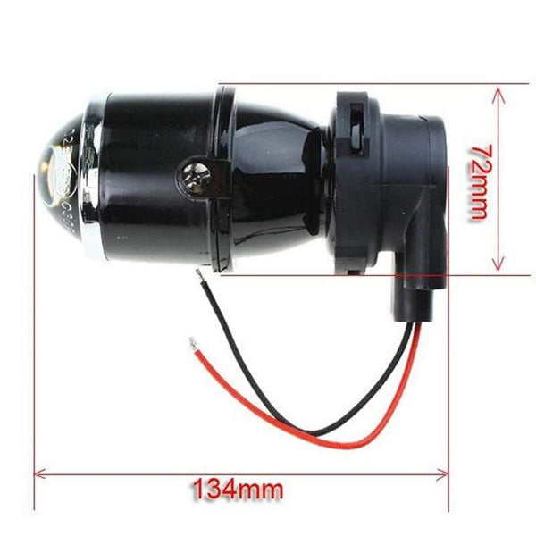 Planet Gates 2x 12V 55W Universal H3 Retrofit Projector Glass Lens Driving Fog Lamp Light Halogen Bulb Bracket Kit