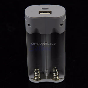 Planet Gates 2x 18650 USB Mobile Power Bank Battery Charger Box Case DIY Kit For MP3 iPhone Z17 Drop Ship