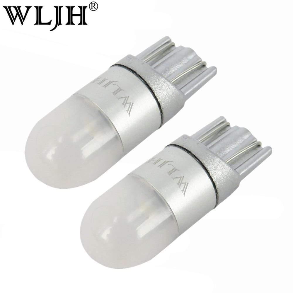 Planet Gates 2x 6000K White Car Light T10 W5W Led Wedge Bulb 3030 1SMD Auto Dome Reading Parking Lights Sidemarker Sidelight Lamp Bulbs