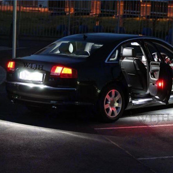Planet Gates 2x 6000K White Car Light T10 W5W Led Wedge Bulb 3030 1SMD Auto Dome Reading Parking Lights Sidemarker Sidelight Lamp Bulbs