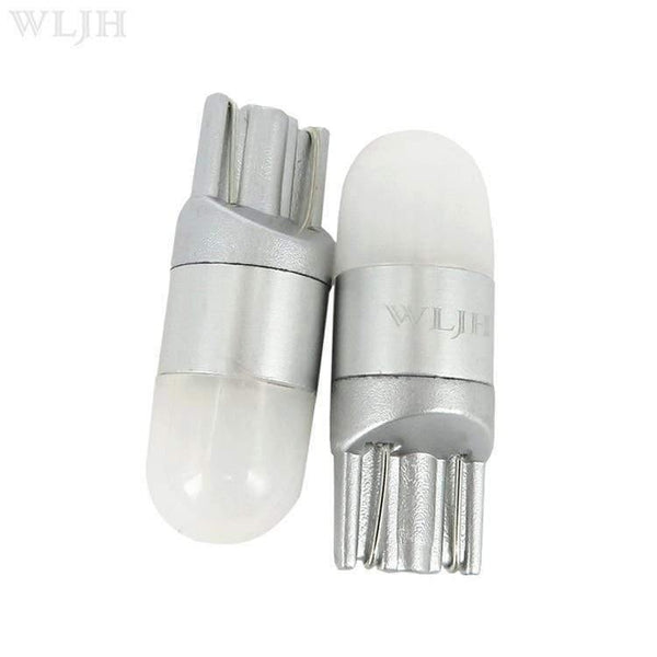 Planet Gates 2x 6000K White Car Light T10 W5W Led Wedge Bulb 3030 1SMD Auto Dome Reading Parking Lights Sidemarker Sidelight Lamp Bulbs